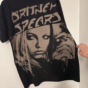 Britney Spears Black Tee Shirt XL